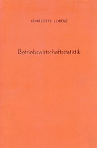 Produktbild: Betriebswirtschaftsstatistik.