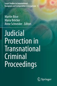 Produktbild: Judicial Protection in Transnational Criminal Proceedings
