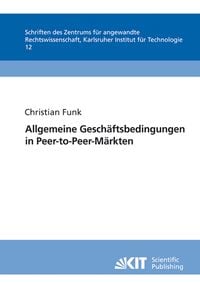 Produktbild: Allgemeine Gesch&auml;ftsbedingungen in Peer-to-Peer-M&auml;rkten