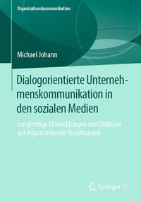 Produktbild: Dialogorientierte Unternehmenskommunikation in den sozialen Medien