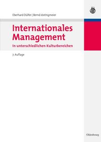 Produktbild: Internationales Management in unterschiedlichen Kulturbereichen
