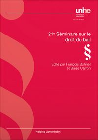 Produktbild: 21e S&eacute;minaire sur le droit du bail