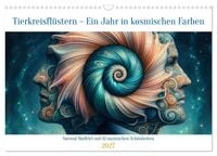 Produktbild: Tierkreisfl&uuml;stern &ndash; Ein Jahr in kosmischen Farben (Wandkalender 2027 DIN A3 quer), CALVENDO Monatskalender