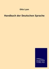 Produktbild: Handbuch der Deutschen Sprache