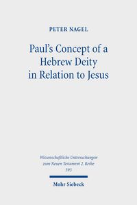 Produktbild: Paul's Concept of a Hebrew Deity in Relation to Jesus