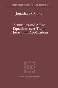 Produktbild: Semirings and Affine Equations over Them