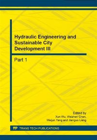Produktbild: Hydraulic Engineering and Sustainable City Development III