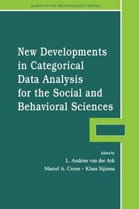 Produktbild: New Developments in Categorical Data Analysis for the Social and Behavioral Sciences