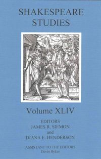 Produktbild: Shakespeare Studies, Volume 44