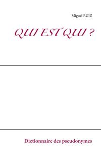 Produktbild: Qui est qui ?
