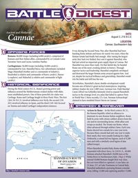 Produktbild: Battle Digest: Cannae