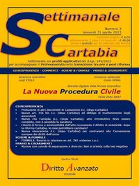 Produktbild: SETTIMANALE CARTABIA n. 3 - Venerd&igrave; 21.4.2023