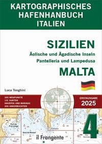 Produktbild: Kartographisches hafenhandbuch 4. Sizilien. &Auml;olische und &Auml;gadische Inseln Pantelleria und Lampedusa, Malta. Auch online verf&uuml;gbar