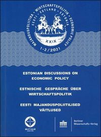 Produktbild: Estnische Gespr&auml;che &uuml;ber Wirtschaftspolitik 1-2/2021