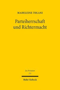 Produktbild: Parteiherrschaft und Richtermacht