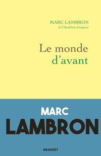 Produktbild: Le monde d'avant