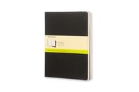 Produktbild: Moleskine Cahier Extra Large blanko schwarz. 3er Pack