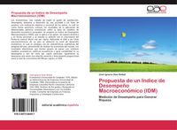Produktbild: Propuesta de un Indice de Desempe&ntilde;o Macroecon&oacute;mico (IDM)