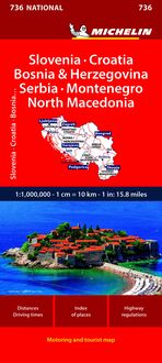 Produktbild: Michelin Slowenien Montenegro Bosnien Kroatien Serbien