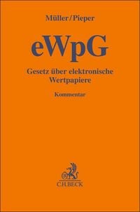Produktbild: Gesetz &uuml;ber elektronische Wertpapiere (eWpG)