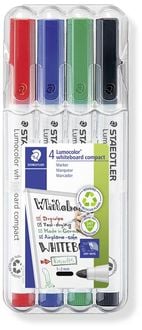 Produktbild: STAEDTLER Whiteboard-Marker Lumocolor 341, sortierte Farben, 4er Set