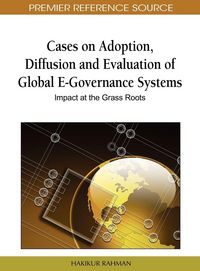 Produktbild: Cases on Adoption, Diffusion and Evaluation of Global E-Governance Systems