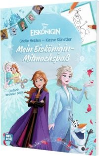 Produktbild: Disney Die Eisk&ouml;nigin: Disney Die Eisk&ouml;nigin: Gro&szlig;e Helden - Kleine K&uuml;nstler: Mein Eisk&ouml;nigin-Mitmachspa&szlig;