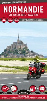 Bild vom Artikel MoTourMaps Normandie Auto- und Motorradkarte 1:300.000 vom Autor MoTourMedia