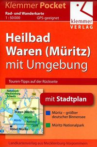 Bild vom Artikel Klemmer Pocket Rad- und Wanderkarte Heilbad Waren (Müritz) mit Umgebung 1 : 50 000 vom Autor 