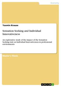 Produktbild: Sensation Seeking and Individual Innovativeness