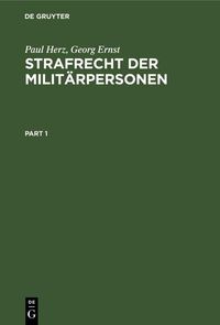 Produktbild: Strafrecht der Milit&auml;rpersonen
