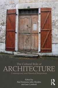 Produktbild: The Cultural Role of Architecture