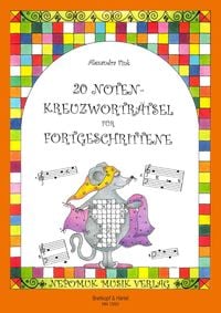 Produktbild: 20 Noten-Kreuzwortr&auml;tsel f&uuml;r Fortgeschrittene