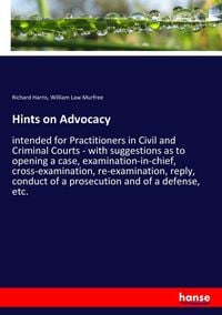 Produktbild: Hints on Advocacy