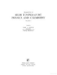 Produktbild: Progress in High Temperature Physics and Chemistry