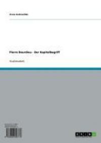 Produktbild: Pierre Bourdieu - Der Kapitalbegriff