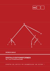 Produktbild: Digitale Editionsformen - Teil 1: Das typografische Erbe