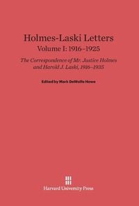 Produktbild: Holmes-Laski Letters, Volume I, (1916-1925)