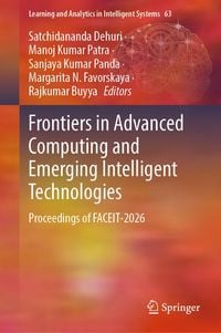 Produktbild: Frontiers in Advanced Computing and Emerging Intelligent Technologies