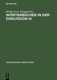 Produktbild: W&ouml;rterb&uuml;cher in der Diskussion III