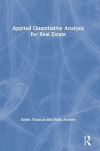 Produktbild: Applied Quantitative Analysis for Real Estate
