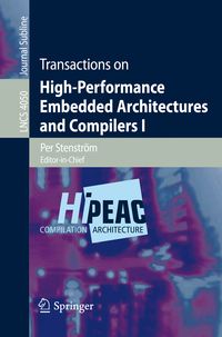 Produktbild: Transactions on High-Performance Embedded Architectures and Compilers I
