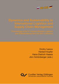 Produktbild: Dynamics and Sustainability in International Logistics and Supply Chain Management