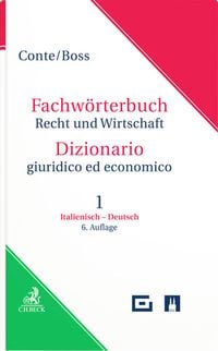 Produktbild: Fachw&ouml;rterbuch Recht und Wirtschaft Teil 1: Italienisch-Deutsch