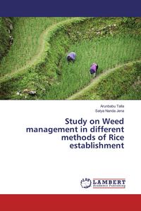 Produktbild: Study on Weed management in different methods of Rice establishment