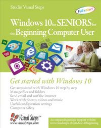 Produktbild: Studio Visual Steps: Windows 10 for Seniors for the Beginnin