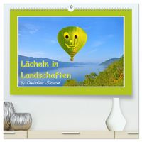 Produktbild: L&auml;cheln in Landschaften (hochwertiger Premium Wandkalender 2026 DIN A2 quer), Kunstdruck in Hochglanz