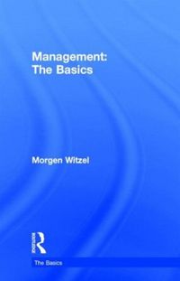 Produktbild: Witzel, M: Management: The Basics