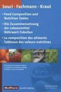 Produktbild: Food Composition and Nutrition Tables/Die Zusammensetzung Der Lebensmittel Nahrwert-Tabellen/La Composition Des Aliments Tableaux Des Valeurs Nutritiv