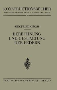 Produktbild: Berechnung und Gestaltung der Federn